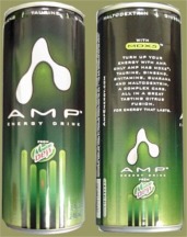 Amp Energy Cans